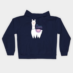 No Drama Lama Kids Hoodie